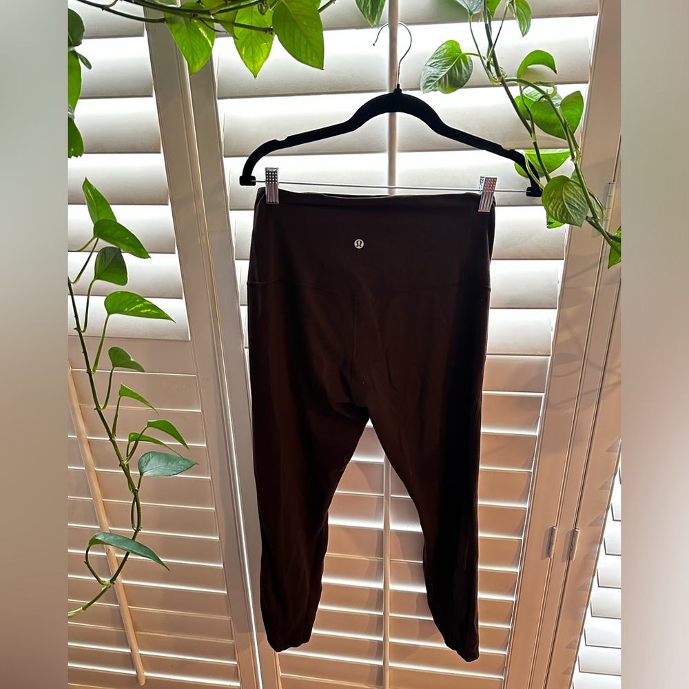 Lululemon brown leggings size 10